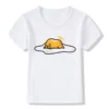 Boys and Girl Print Japan Anime Lazy Egg Gudetam Print T shirt Children Summer Short Sleeve 2 - Gudetama Store