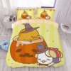 Cartoon Gudetama series cotton skin friendly four piece set children s cute cotton bed sheet quilt 12 - Gudetama Store