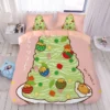 Cartoon Gudetama series cotton skin friendly four piece set children s cute cotton bed sheet quilt 13 - Gudetama Store