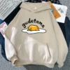 Cute Gudetama Hoodie Women Harajuku Aesthetic Graphic Funny Kawaii Hoodies Unisex Anime Cartoon Casual Hooded Sweatshirts 1 - Gudetama Store