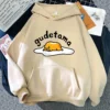 Cute Gudetama Hoodie Women Harajuku Aesthetic Graphic Funny Kawaii Hoodies Unisex Anime Cartoon Casual Hooded Sweatshirts - Gudetama Store