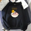 Cute Kawaii Gudetama Hoodie Women Harajuku Aesthetic Graphic Funny Hoodies Unisex Funny Cartoon Pullovers Sweatshirts Korea 3 - Gudetama Store