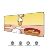 Gudetama Adventure Computer Tables Extended Pad Mouse Keyboard Gaming Mats Xxl Mousepad Anime Desk Mat Gamer 12 - Gudetama Store