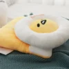 Kawaii Sanrios Anime Gudetama Plush Toy Cute Cartoon Cushion Office Seat Backrest Pillow Floor Cushion Birthday 2 - Gudetama Store