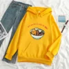 Kpop New Egg Printed Men Women Sweatshirt Korean Style Loose Casual Plus Fleece Hoodie Unisex Streetwear - Gudetama Store