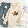 Kpop New Egg Printed Men Women Sweatshirt Korean Style Loose Casual Plus Fleece Hoodie Unisex Streetwear 3 - Gudetama Store