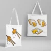 New Woman Handbag Sushi Gudetama Lazy Egg Kawaii Tote Bag Canvas Handbag Cute Shoulder School Fashion - Gudetama Store