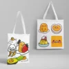 New Woman Handbag Sushi Gudetama Lazy Egg Kawaii Tote Bag Canvas Handbag Cute Shoulder School Fashion 3 - Gudetama Store