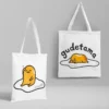 New Woman Handbag Sushi Gudetama Lazy Egg Kawaii Tote Bag Canvas Handbag Cute Shoulder School Fashion 4 - Gudetama Store