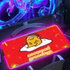 RGB Anime MousePad Gudetamas Lazy Egg Table Mat 80X30CM Desk Mat LED Lighting Laptop Kawaii Mousepad - Gudetama Store