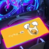 RGB Anime MousePad Gudetamas Lazy Egg Table Mat 80X30CM Desk Mat LED Lighting Laptop Kawaii Mousepad 4 - Gudetama Store