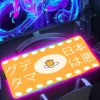 RGB Anime MousePad Gudetamas Lazy Egg Table Mat 80X30CM Desk Mat LED Lighting Laptop Kawaii Mousepad 8 - Gudetama Store