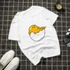 Tshirt femme 2019 New kawaii Humanize lazy egg Printed T shirt funny Harajuku Thin Section hipster 1 - Gudetama Store