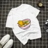 Tshirt femme 2019 New kawaii Humanize lazy egg Printed T shirt funny Harajuku Thin Section hipster 11 - Gudetama Store