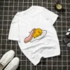 Tshirt femme 2019 New kawaii Humanize lazy egg Printed T shirt funny Harajuku Thin Section hipster 14 - Gudetama Store