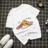 Tshirt femme 2019 New kawaii Humanize lazy egg Printed T shirt funny Harajuku Thin Section hipster 16 - Gudetama Store