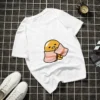 Tshirt femme 2019 New kawaii Humanize lazy egg Printed T shirt funny Harajuku Thin Section hipster 18 - Gudetama Store