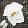 Tshirt femme 2019 New kawaii Humanize lazy egg Printed T shirt funny Harajuku Thin Section hipster 22 - Gudetama Store