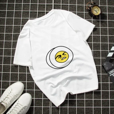 Tshirt femme 2019 New kawaii Humanize lazy egg Printed T shirt funny Harajuku Thin Section hipster 24 - Gudetama Store