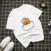 Tshirt femme 2019 New kawaii Humanize lazy egg Printed T shirt funny Harajuku Thin Section hipster 4 - Gudetama Store