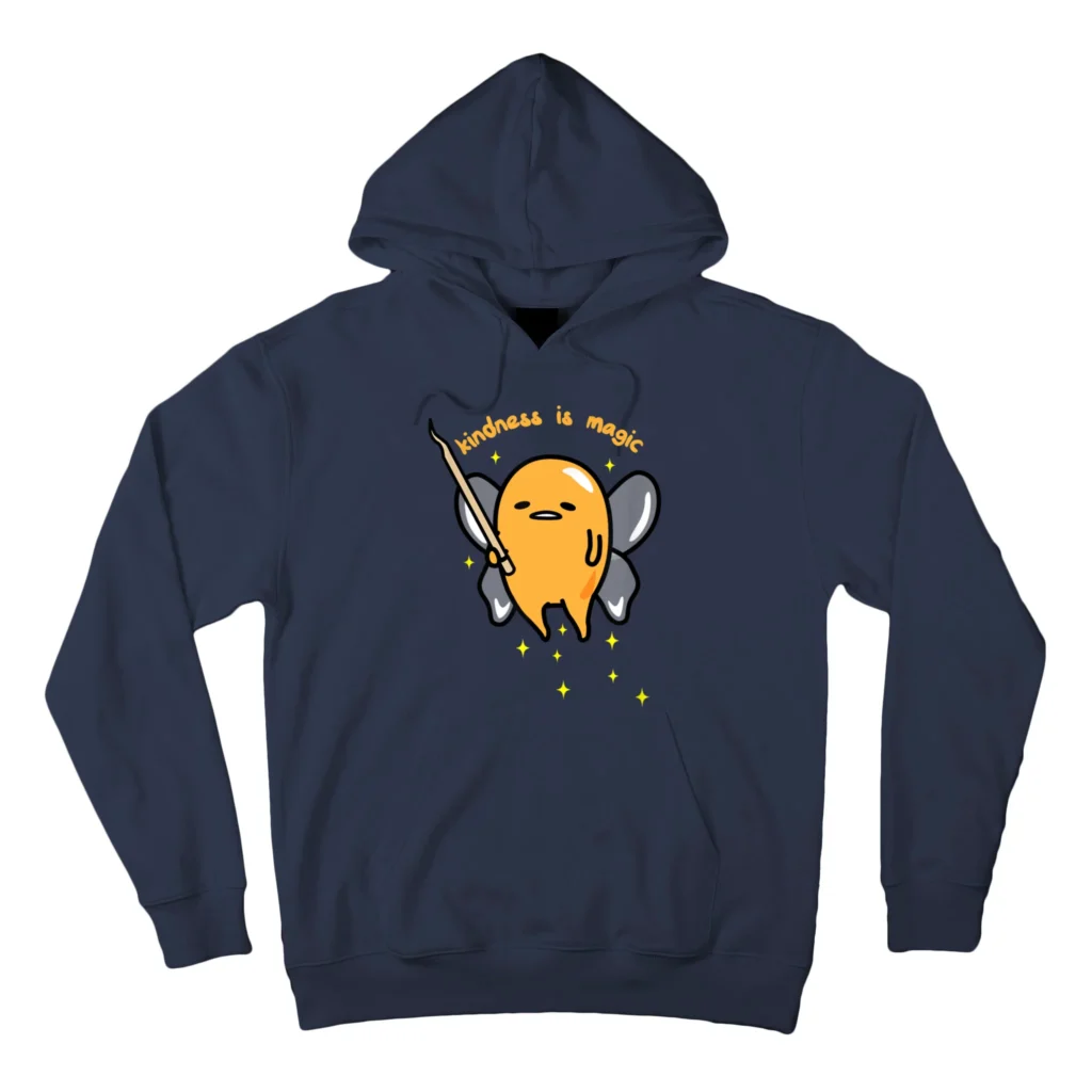 gfk4236400 gudetama fairy kindness is magic navy afth garment - Gudetama Store