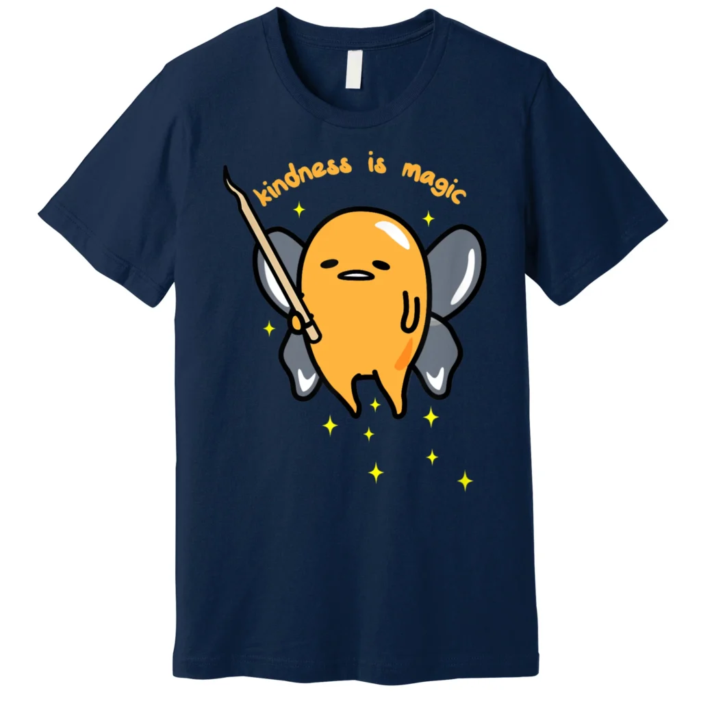 gfk4236400 gudetama fairy kindness is magic navy pt garment - Gudetama Store