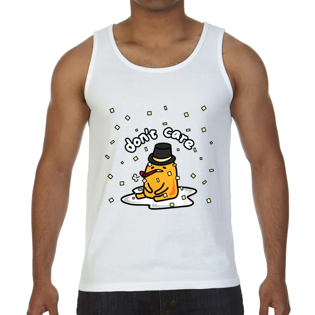 gtl6514087 gudetama the lazy egg japan dont care japan white cchtk garment - Gudetama Store