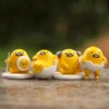 kf S3cea467f090548308d61aec17c9f914ft Kawaii Gashapon Sanrio Gudetama Music Figure Creativity Anime Figurine Cute Pet Gachapon Capsule Toys - Gudetama Store